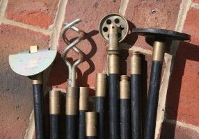 Drain rods for unblocking drains